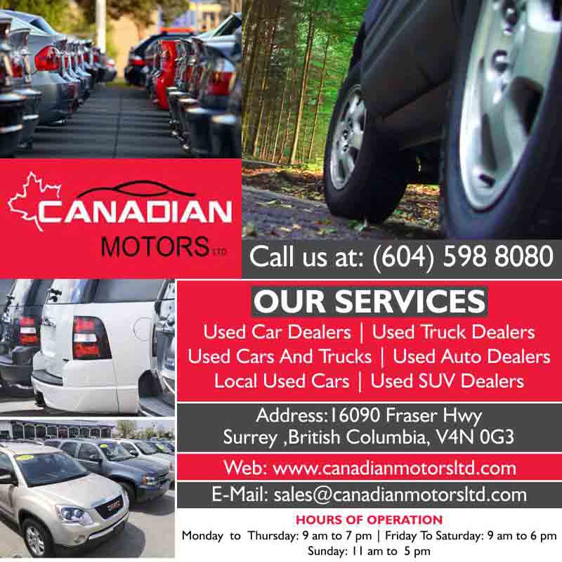 Canadian Motors Ltd. | Used car dealers in Surrey